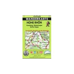 Hohe Rh�n 1 : 35 000. Fritsch Wanderkarte: Kreuzberg, Wasserkuppe, Rother Kuppe. Touristische Hinweise