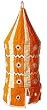 ShalinCraft Lampshades Multicolored Applique Embroidered Fabric Indian-Style (clamp046)