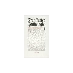 Frankfurter Anthologie: Gedichte und Interpretationen,  Band 1