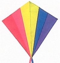 30" RAINBOW DIAMOND KITE