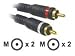 Cables To Go - 40005 - 1.5ft Velocity RCA Audio Cable