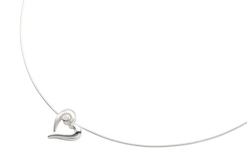 FOSSIL Damen Collier 925 Sterlingsilber 42 cm inkl. 5 cm Verlängerung JF13222040