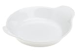 Pillivuyt Round Eared Dish,5 inch, White