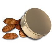 2 lb Whole Natural Almonds Tin - Gold by Almonds