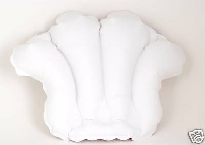 AquaBella Inflatable Bath Pillow - Terry Cloth (Color Assorted)