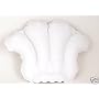 AquaBella Inflatable Bath Pillow - Terry Cloth (White)