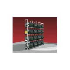 Reifenregal,Grund,einseitig,HxFachBxT 1920x840x320mm,3 Ebenen,Fachl. 150kg