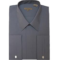 Charcoal French Cuff Dress Shirt