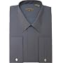 Charcoal French Cuff Dress Shirt