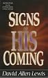 Signs of His Coming