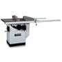 Delta 36-730 10-Inch Right Tilt 3 Horsepower Cabinet Saw with T-2 50-Inch Fence and 2 Cast Iron Extension Wings, 230-Volt 1 Phase