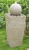STI Sandstone pillar with globe - 42
