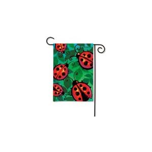 Ladybug Party Garden Flag