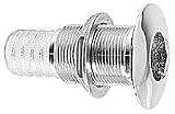 PERKO THRU-HULL CONNECTIONS - BRONZE CHROME PLATED BRONZEHose Size: 1-1/8' / Hull Thickness: 1-3/4'