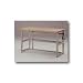 1,500-lb. standing capacity Fully assembled All steel, fully welded frame Now you can work comfortably, ache- and pain-free! These tables fight all-over body fatigue. Operator Adjustable Tables help you work more efficiently. Their ergonomically sound design is useful for people of all heights and is perfect for labor-intensive jobs. These tables adjust 12" in height, from 30" to 42". Standard tables support 1,500 lbs. and lift workloads up to 600 lbsPed.; Pedestal Tables up to 500 lbs. All tables except 30" x 36" Pedestal Tables are available with 4" rubber casters (two swivel/locking and two fixed), sold separately. Front-crank also available. Crank allows operator to adjust height in front when tables are side by side. 30" x 36" Pedestal Tables should be bolted to the floor or mounted on a steel accessory base plate. Choose 1 " thick, rock-hard maple or 1" industrial laminate top. Bases are beige, powder-coated steel. Heavy-duty, industrial-quality tables sustain wear and tear, year after year. Shipped fully assembled. One-year warranty. Optional accessories Front Crank #7144 and #7142 Caster Set (Set of 4). For specifications, call 800-861-3211 and request FAXpak #10060.