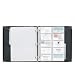 Samsill 81080 Samsill Vinyl Business Card Binder, 200-Card Cap, 11-1/8x10-1/4, Black