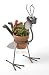 Yard Birds Flamingo Metal Sculpture Potholder