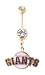 MLB San Fransico Giants officially licensed belly ring