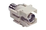 Keystone BNC Coupler Insert, Color: Ivory