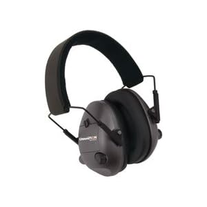 Champion Black Adjustable Electronic Earmuffs Md: 40974 .