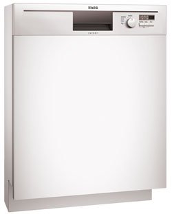 AEG-Electrolux AEG FAVORIT 55002 im0P Teilintegrierbarer Geschirrsp&uuml;ler / AAA / 0.96 kWh / 11 Liter / 60 cm / ProClean System / AQUA-CONTROL, Bela ...