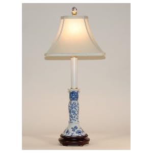 Blue & White Porcelain Candle Table Lamp