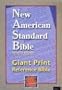 NASB Giant-Print Reference Bible: Indexed (Burgundy Imitation Leather)