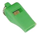 Set of 12 Olympia Plastic Whistle - Green