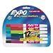EXPO Low Odor Dry Erase Markers, 12 Color Sets, Fine Point (SAN86603) Category: Dry Erase Markers
