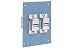 Universal Sub-Panel, Two ECF504B-UABS Couplers