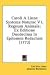Caroli A Linne Systema Naturae V1, Regnum Animale: Ex Editione Duodecima In Epitomen Redactum (1772)