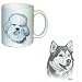 American Eskimo Coffee Mug, Porcelain by Rosalinde (11 oz.)