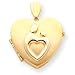 14k Heart Shaped Family Mother and Child Locket