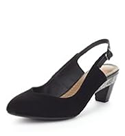 Footglove™ Fashion Mid Heel Slingback Shoes