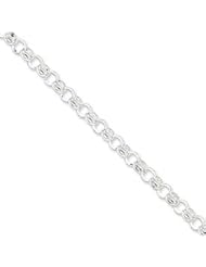 Sterling Silver 2mm Half Round Belcher Bracelet QFC6-8.5"