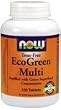 NOW ECOGREEN MULTI with GREEN SUPERFOODS - 120 Tablets