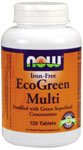 NOW ECOGREEN MULTI with GREEN SUPERFOODS - 120 Tablets