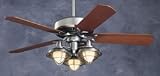 Emerson Ceiling Fans CF4800PW Premium Pewter Indoor Fan 50 w/ B52NC Blades and LK40PW Light