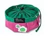 Travel Water & Food Bowl - Pink & Green (Large)