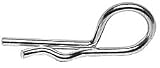 Hood Pin Hair Pin Style Pair Chrome Plated Replacement