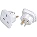 ABC Products Travel Adapter Converts UK Plugs Plug to 2 pin EVERYWHERE WORLDWIDE EU Europe European German Germany Spanish Spain Italy Italian French France Dutch Holland Belgium Portugal USA North American New Zealand NZ Australia Australian Middle East Eastern South American Brazil Brazilian Africa African etc