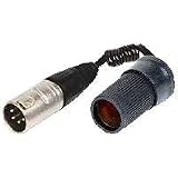 NRG 4-pin XLR Male to Cigarette Female Coiled Extension Cable - 15 ft.
