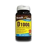 Mason Vitamin D 1000 IU Softgels, #1477 - 60 Softgels