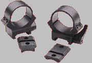 Leupold QR Weaver Rings 1 Med. Silver Scope Rings 49867