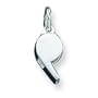 Sterling Silver Polished WhiStle Charm with 20 inch Sterling Silver Chain