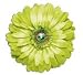 Locker Lookz Lime Green Jeweled Flower Magnet