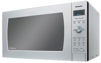 Panasonic Prestige NN-SD997S, 2.2cuft 1250 Watt Sensor Microwave Oven, Stainless Steel