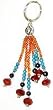 Keychain Sterling Silver Gemstone Accessory 5 inches (krng202)