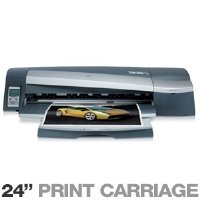 Designjet 130R 24" 2400x1200 dpi 245.3 sq.ft/hr 6 Color Floor Standing Large Format Printer