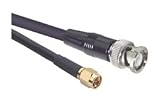 RG58C Cable, SMA Male / BNC Male, 1.5 ft